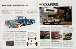 1974 Chevy Rec Vehicle Camper Motorhome Truck Dealer Sales Brochure REVISION 1