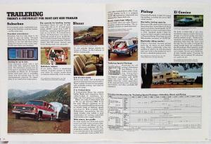 1974 Chevy Rec Vehicle Camper Motorhome Truck Dealer Sales Brochure REVISION 1