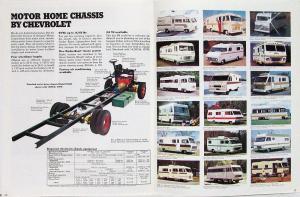 1974 Chevy Rec Vehicle Camper Motorhome Truck Dealer Sales Brochure REVISION 1