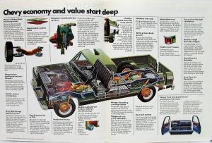 1975 Chevrolet Chevy Pickup CK 10 20 30 4WD Truck Dealer Sales Folder Original