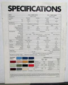1975 Chevrolet Blazer Truck Dealer Color Sales Brochure Original REVISION 1