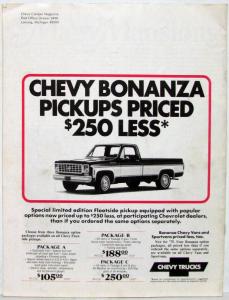 1975 Chevrolet Chevy Camper Magazine Vol 5 No 1 RV Lineup Original