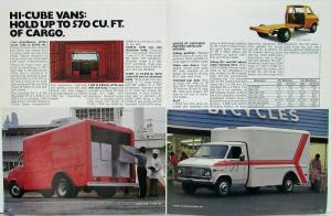 1976 Chevrolet Chevy Van Truck Dealer Brochure Original