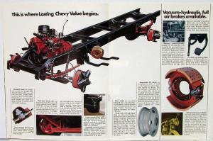 1976 Chevrolet Mediums Conventional 50 60 65 Truck Dealer Brochure Orig REVISED