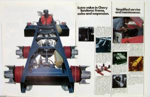 1976 Chevrolet Mediums Conventional 50 60 65 Truck Dealer Brochure Orig REVISED