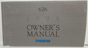 1998 Mazda 626 Owners Manual with Leather Sleeve