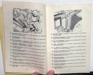 1961 MG Midget Owners Service Parts List - Multi-Language