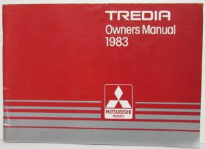 1983 Mitsubishi Tredia Owners Manual and Warranty Information with Consumer Info