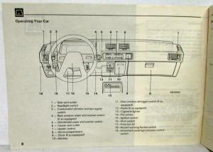 1985 Mitsubishi Mirage Owners Manual