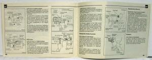 1985 Mitsubishi Mirage Owners Manual