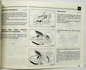 1990 Mitsubishi Mirage Owners Manual