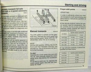 1993 Mitsubishi Mirage Owners Manual in Plastic Sleeve with Extras