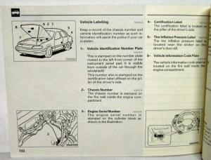 1993 Mitsubishi Galant Owners Manual