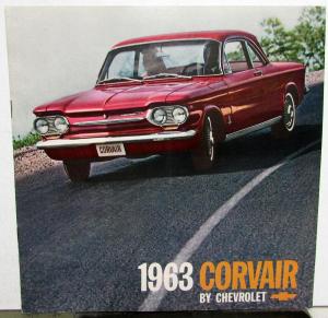 1963 Chevrolet Corvair Monza Spyder 700 500 Greenbrier Wagon Sales Brochure