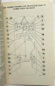 1961 Morris Oxford and Traveller Series V Drivers Handbook Owners Manual