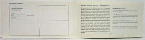 1975 Mercedes Benz 280 280C 280S Owners Emission Systems Manual