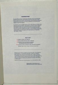 1979 Mercedes-Benz Directory of Diesel Fuel Stations & Authorized Dealers