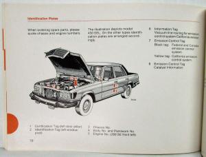 1982 Mercedes Benz 280SE 450SEL Owners Manual