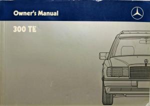1988 Mercedes-Benz 300TE Owners Manual