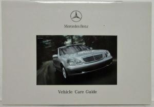 2001 Mercedes Benz E-Class Owners Manual with Extras - Case