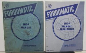 1951 Ford Fordomatic Transmission Dealer Shop Service Repair Manual W/Supplement