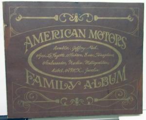 1902 To 1969 American Motors AMC Family Album History Book Javelin AMX