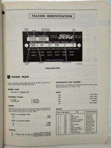 1961 Ford Falcon Service Shop Repair Manual