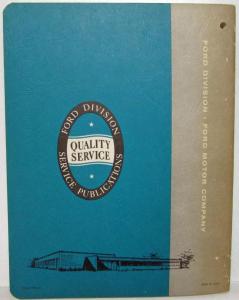 1961 Ford Falcon Service Shop Repair Manual