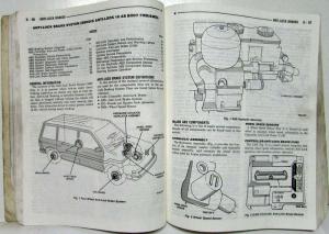 1992 Chrysler Dodge Van/Wagon Front Wheel & All Wheel Drive Service Shop Manual