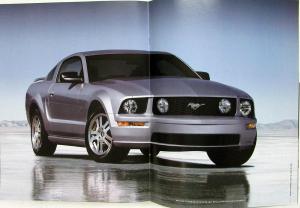 2006 Ford Mustang GT V6 Pony Pkg Convertible Paint Wheel Choices Sales Brochure