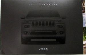 2017 Jeep Cherokee Oversized Color Sales Brochure & Buyers Guide Original