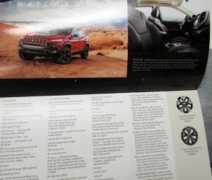 2017 Jeep Cherokee Oversized Color Sales Brochure & Buyers Guide Original