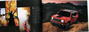 2017 Jeep Renegade Oversized Color Sales Brochure Original