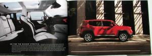 2017 Jeep Renegade Oversized Color Sales Brochure Original