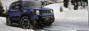 2017 Jeep Renegade Oversized Color Sales Brochure Original