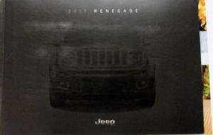 2017 Jeep Renegade Oversized Color Sales Brochure Original