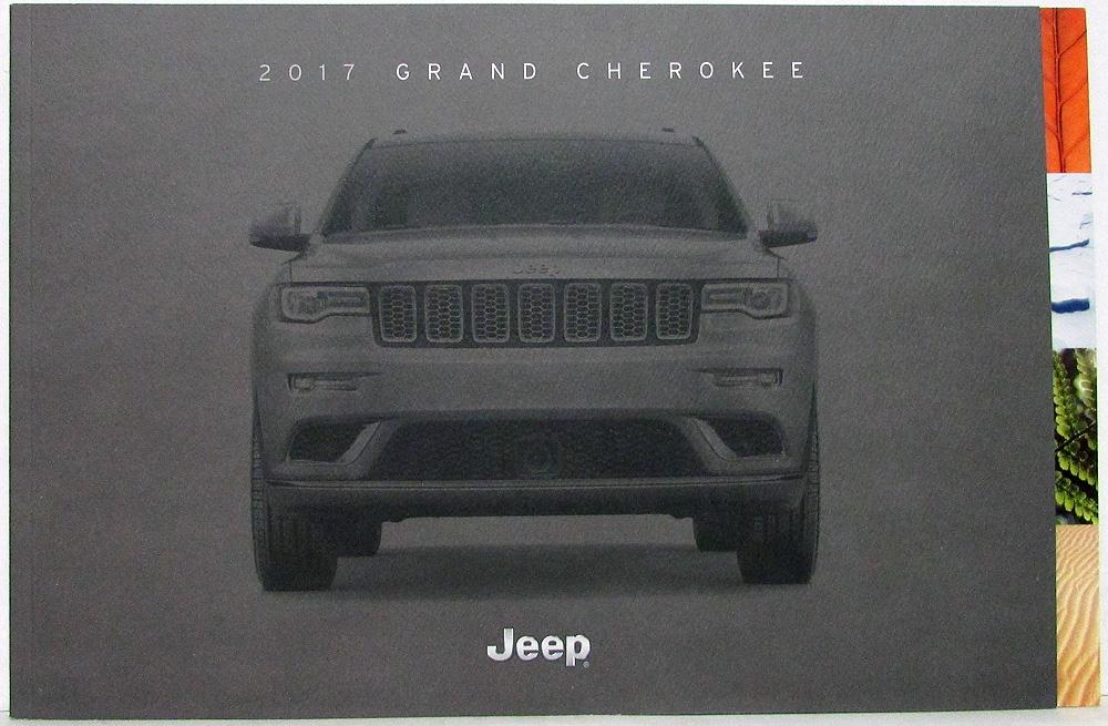 2017 Jeep Grand Cherokee Original Sales Brochure Catalog NEW
