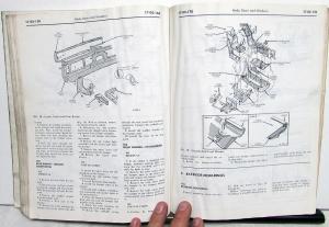 1970 Ford Car Preliminary Service Shop Repair Manual - Mustang T-Bird Cougar