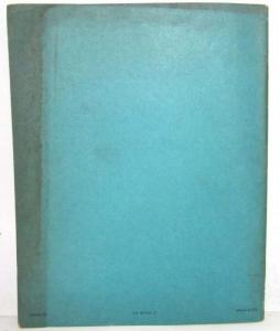 1970 Ford Maverick Car Preliminary Service Shop Repair Manual