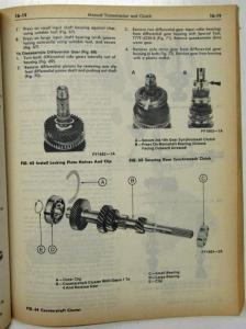 1978 Ford Fiesta Service Shop Repair Manual Includes Supplement