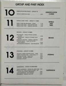 1981 Ford Mercury Lincoln Car Service Shop Manual 2 Vol Set Mark VI LTD Marquis