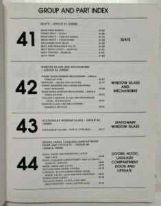 1981 Ford Mercury Lincoln Car Service Shop Manual 2 Vol Set Mark VI LTD Marquis