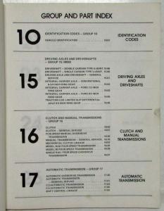 1981 Ford Mercury Lincoln Car Service Shop Manual 2 Vol Set Mark VI LTD Marquis