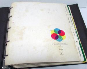 1972 Mercury Dealer Album Sales Reference Upholstery & Color Cougar Montego Rare
