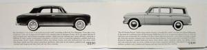1959 Peugeot 403 Sedan and Station Wagon Sales Brochure with Prices