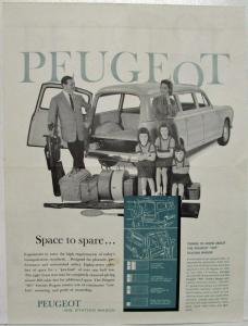 1960 Peugeot 403 Station Wagon Sales Folder