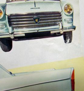 1960 Peugeot 404 Sedan Sales Brochure - French Text