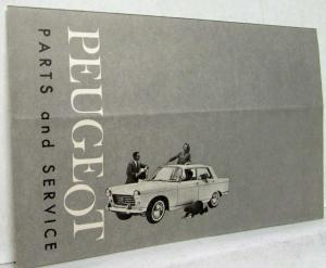 1963 Peugeot Directory of Parts and Service Locations in US