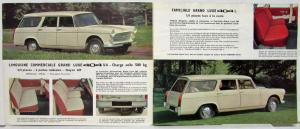 1964 Peugeot 404 Familiale Et Limousine Commerciale Sales Folder - French Text