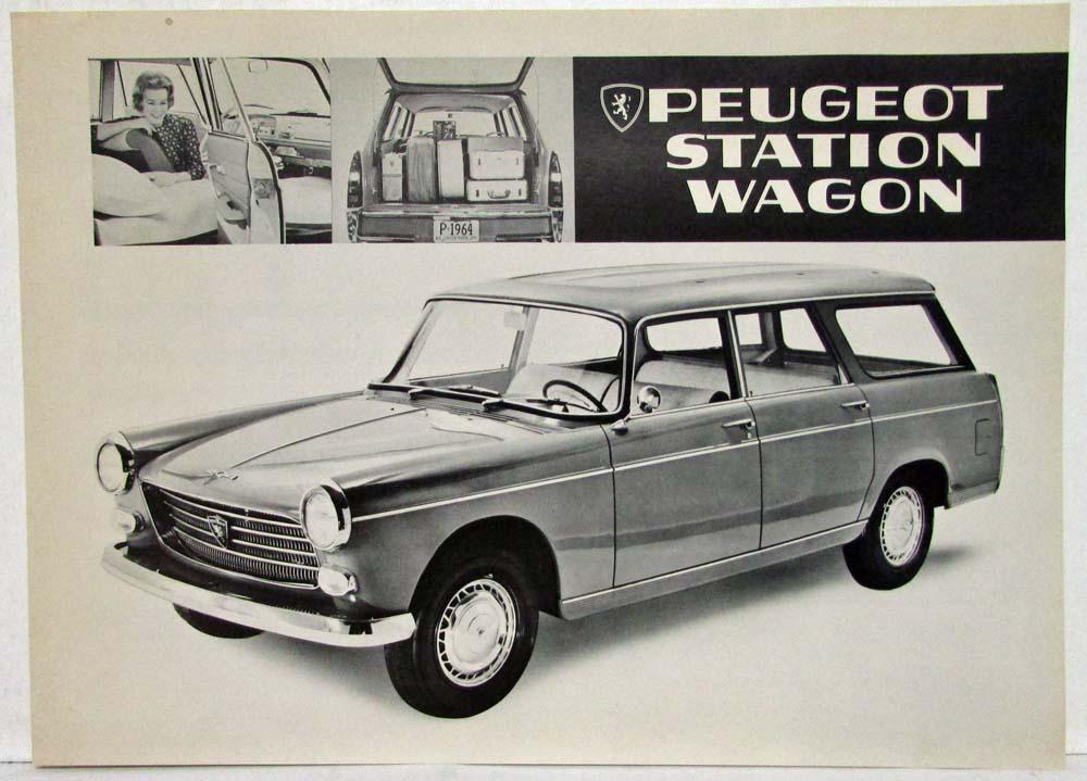 1960-1965 Peugeot 404 Station Wagon Spec Sheet